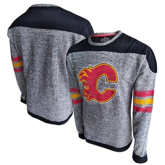 Calgary Flames American Needle Preston Alternate Long Sleeve - T-Shirt - Gray