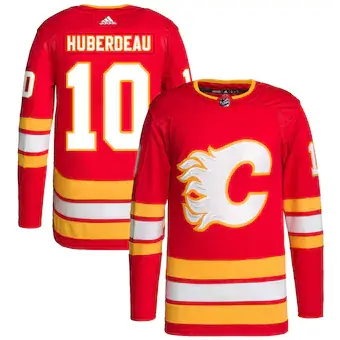 Jonathan Huberdeau Calgary Flames adidas Home - Authentic Player Jersey - Red