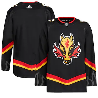 Calgary Flames adidas Alternate - Primegreen Authentic Pro Jersey - Black