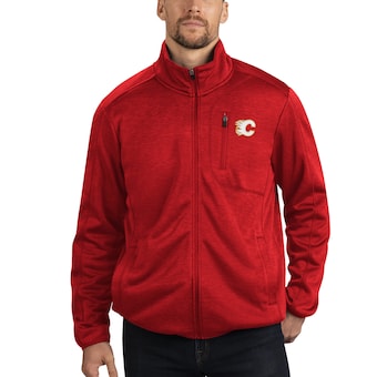 Calgary Flames G-III Sports by Carl Banks Closer Transitional Full-Zip Jacket - Red