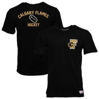 Calgary Flames Mitchell & Ness Eye Of The Tiger T-Shirt - Black